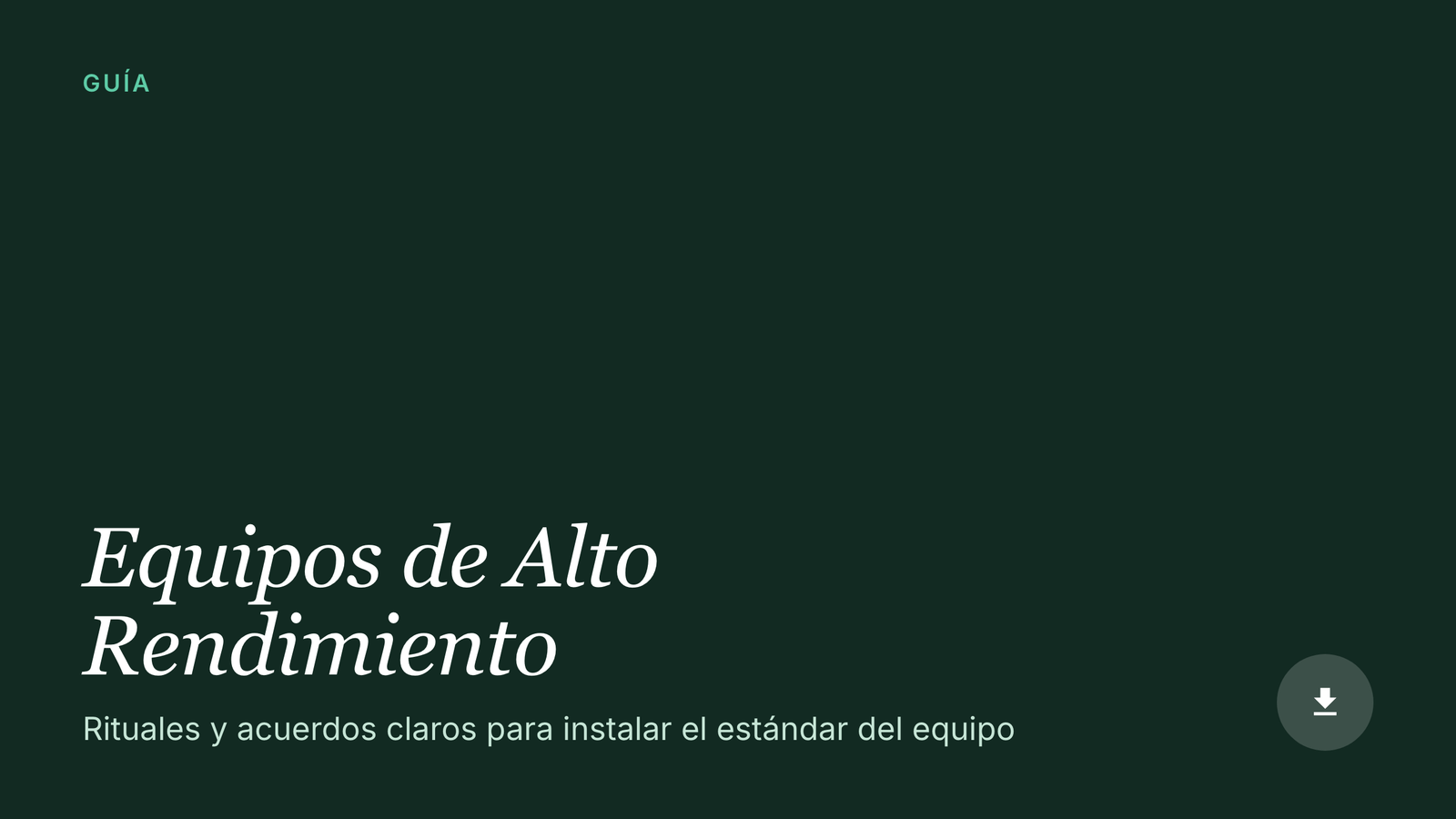 Guía del track 1