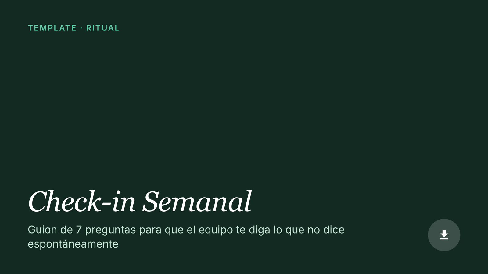 Template del track 4
